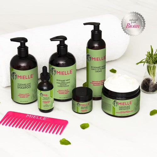 مجموعة ميلي اورجانيكس لتقوية الشعر بإكليل الجبل وا...