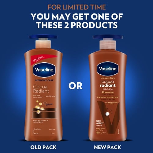 لوشن الجسم فازلين الأصلي بزبدة الكاكاو النقية - 40...