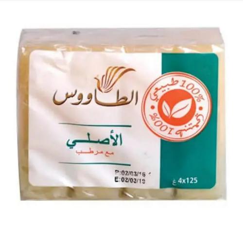 صابون الطاووس الأصلي - 125 جرام (4 عبوات)