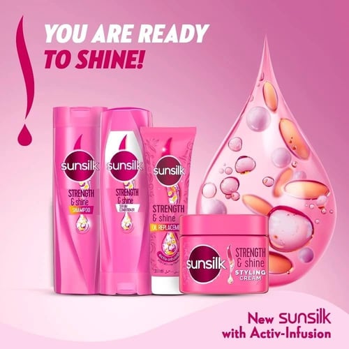 بلسم صانسيلك قوة ولمعان - 350 مل