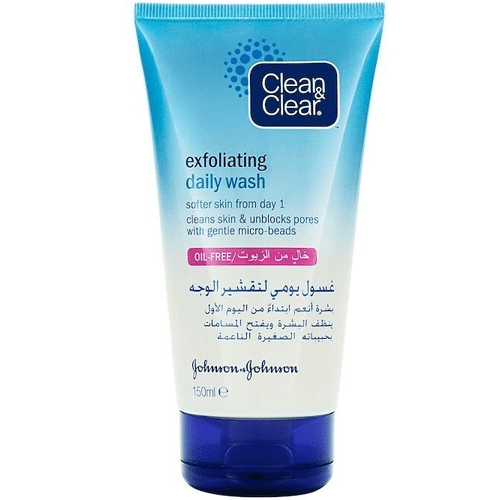 غسول يومي لتقشير البشرة كلين اند كلير - 150 مل