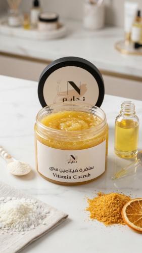 We will exfoliate with vitamin C and vitamin E for...