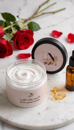 Rose petal cream