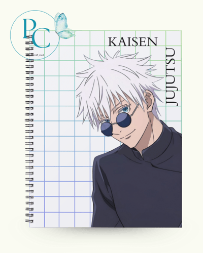 دفتر بتصميم غوجو جيجيتسو