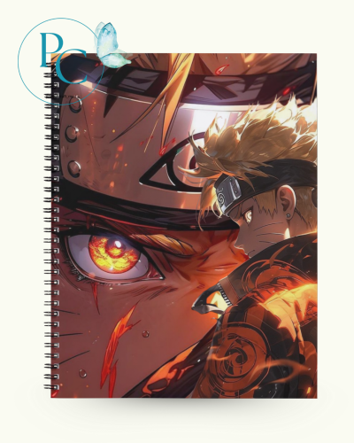 دفتر بتصميم ناروتو