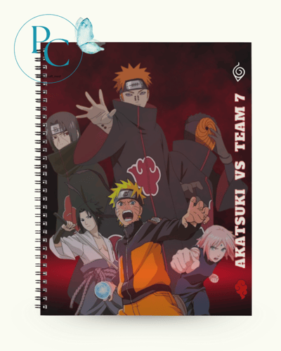 دفتر بتصميم اكاتسوكي ناروتو