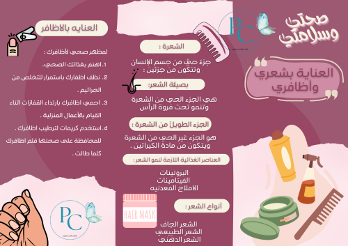 المهارات الحياتية والأسرية بشرتي والعناية بأظافري...