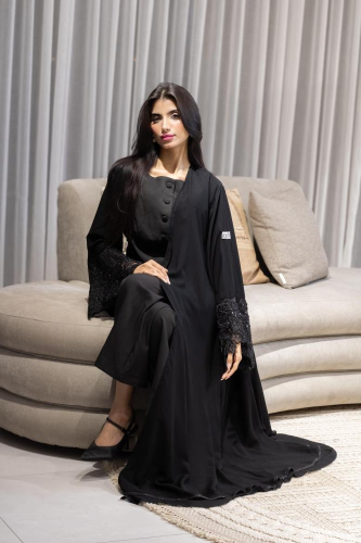 Royal half-umbrella abaya