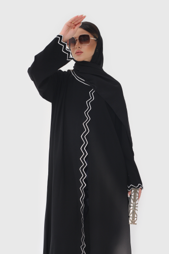 Korean crepe abaya