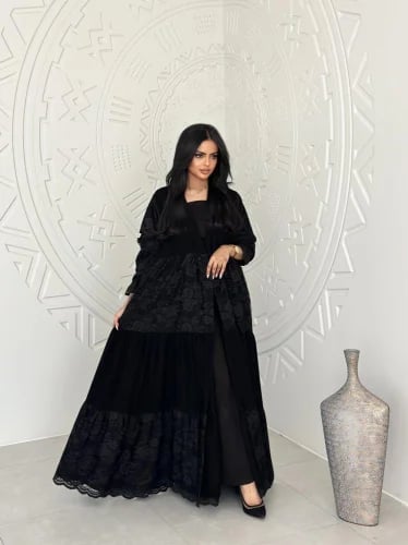 Korean lace abaya
