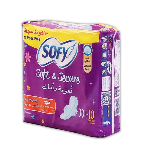 فوط نسائية سوفي نعومة وامان كبيرة بالأجنحة ( ٤٠ حب...