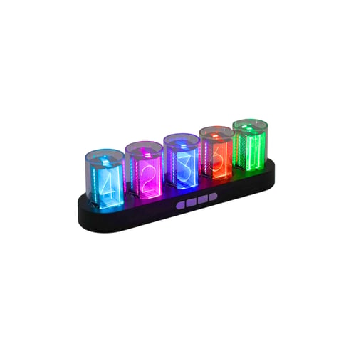 ساعة أنبوب IPS Nixie RGB