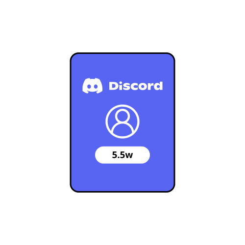 حساب ديسكورد - 5.5w