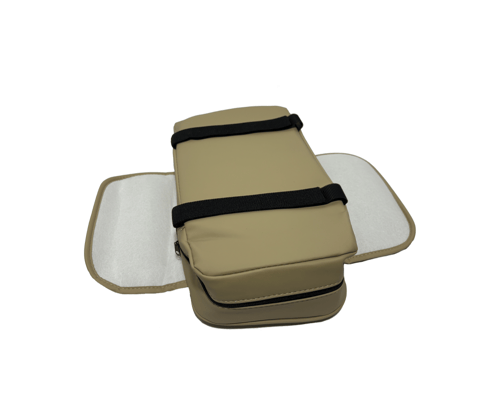 وسادة مسند يد مع جيوب وحامل مناديل