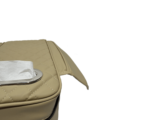 وسادة مسند يد مع جيوب وحامل مناديل