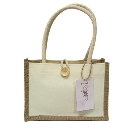 كيس خيش بقفل زرار للهدايا و التوزيعات مقاس 23*16*1...