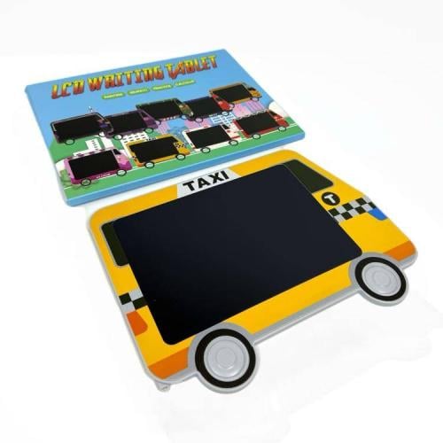 سبورة رسم مضيئة للأطفال سيارة تاكسي مقاس 30*23 cm