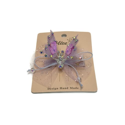 كلبس مشبك شعر بناتي الفراشة