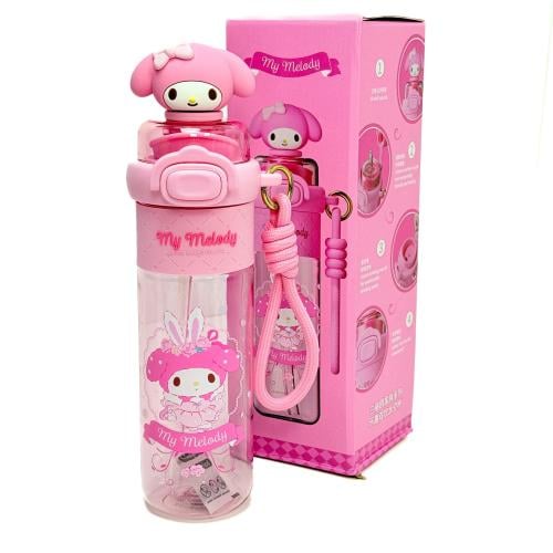 مطارة ميلودي زجاجة مياة انيقة مميزة بلاستيك بمسكة...