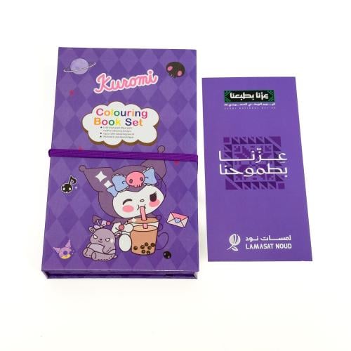 دفتر ملاحظات و تلوين كورومي فاخر 10 حبات مع كارد ا...