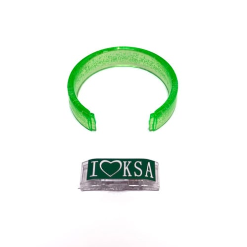 سوارة مضيئة وطني (I LOVE KSA )