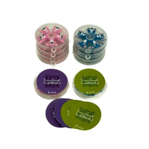 توزيعة لعبة سبنر ستيتش 10 حبات مع ستكر اهداء لليوم...