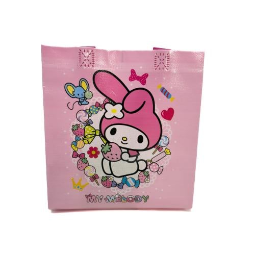 كيس هدايا ميلودي بلاستيك قماشي متين مقاس 23*22*11...