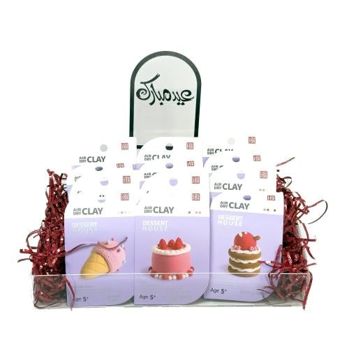 توزيعات للاطفال صينية كليرك عيد مبارك 12 حبة صلصال...