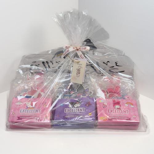 A distribution tray of the Clirk game, crystal sti...