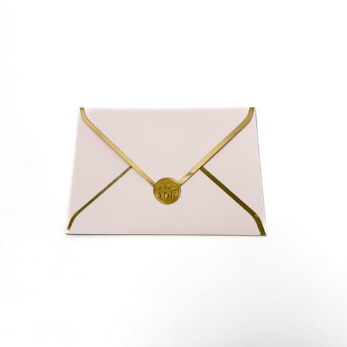 ظرف اهداء رسمي مع ستكر 10 حبات مقاس 12.5*17.5 CM