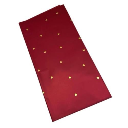ورق تغليف هدايا مطفي قلوب (20 حبة ) مقاس 56*56 cm