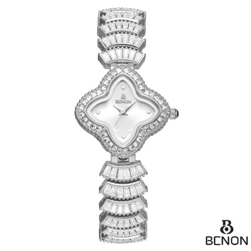 Penon watch - violet marble port with shiny crysta...