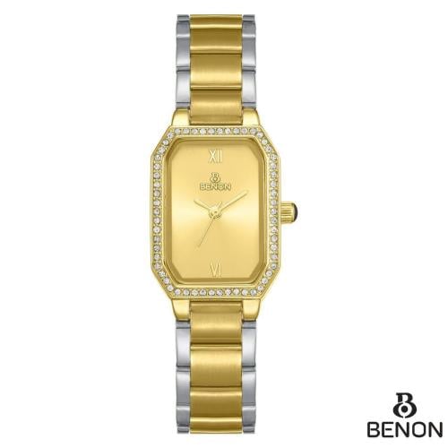 Pineon watch - Two-tone luxury with a gold dial an...