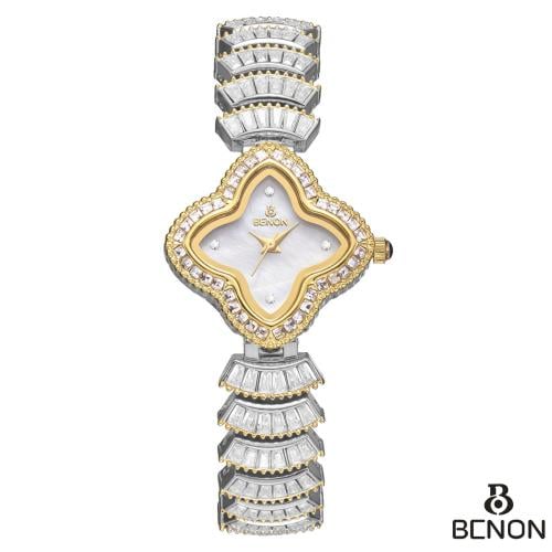Pineon watch - violet mother-of-pearl with a spark...