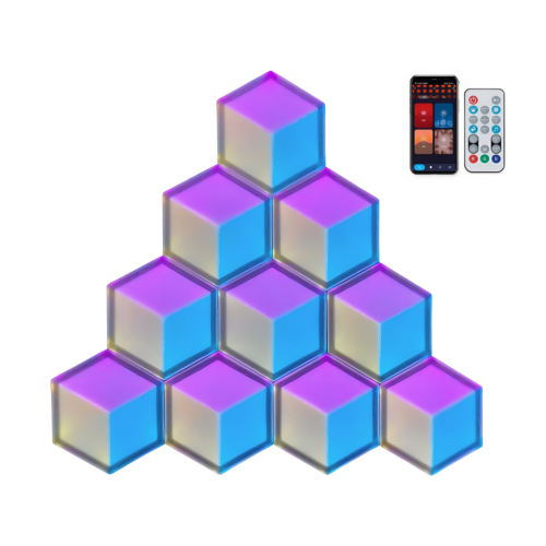Hexagon 3D RGBIC Wall Light Panels - اضاءة ثلاثية...