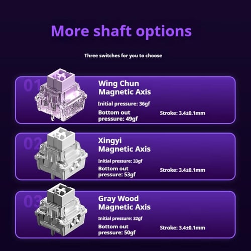 AULA Win68 HE and Win60 HE Magnetic RT E-Sports Ke...