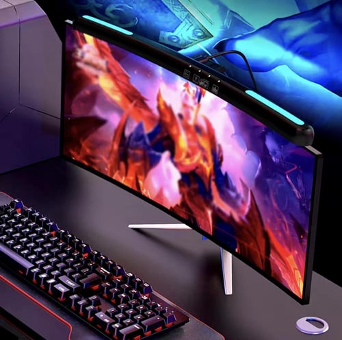 اضاءة ليد للشاشة مع ريموت