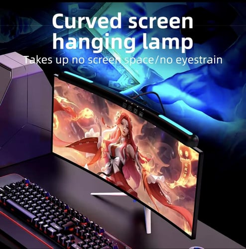 اضاءة ليد للشاشة مع ريموت