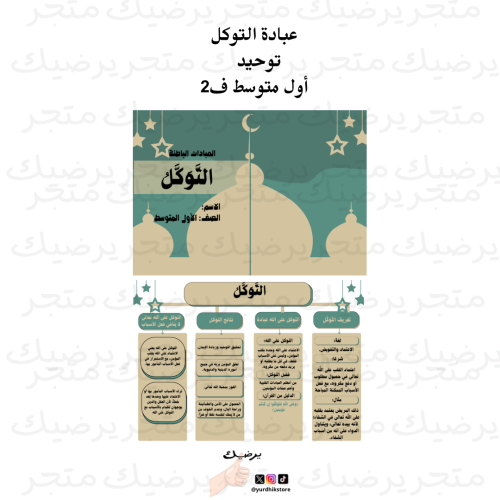 عبادة التوكل توحيد أول متوسط ف2