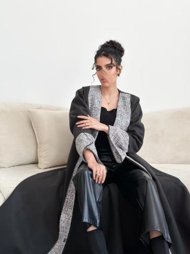 #عباية_نسيج