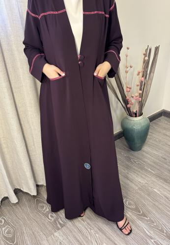 عباية بتلة الصيفية – باللون البنفسجي