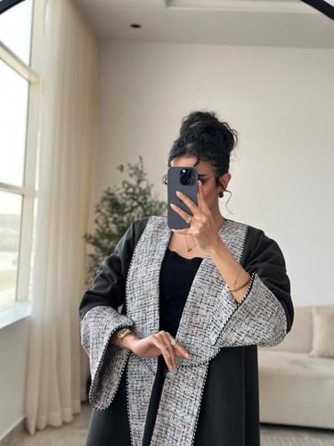 #عباية_نسيج