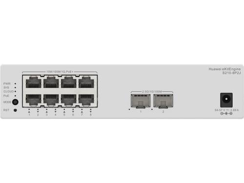 سويتش شبكات 8 منافذ Gigabit PoE+ مع 2 منفذ 2.5GE SFP