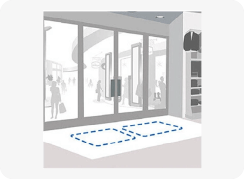 جهاز امني لكشف سرقة ملابس ارضي مخفي Floor Max Sens...