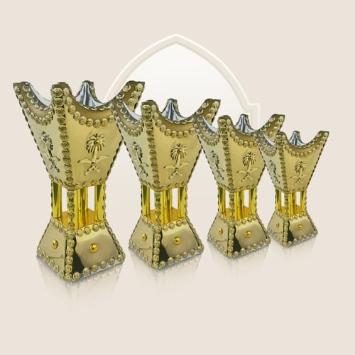 مباخر حائلية ملكية فاخرة طراز الذهب