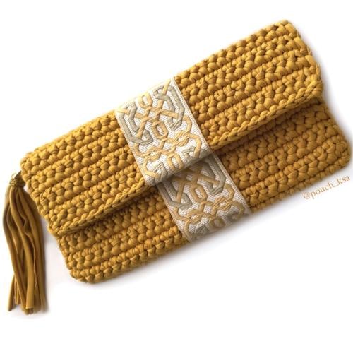 شنطة اصفر غامق من تشكيلة رمضان