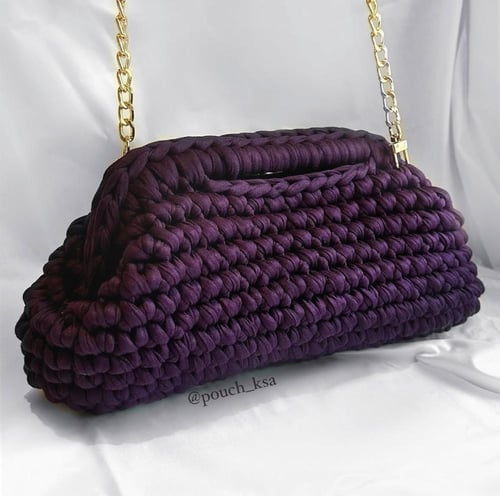 شنطة كلاتش موڤ غامق