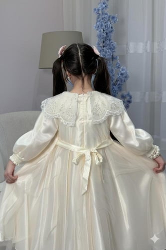 فستان بناتي قماش الأورجانزا 55399