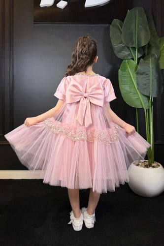 فستان سهرة بناتي بتل S9202