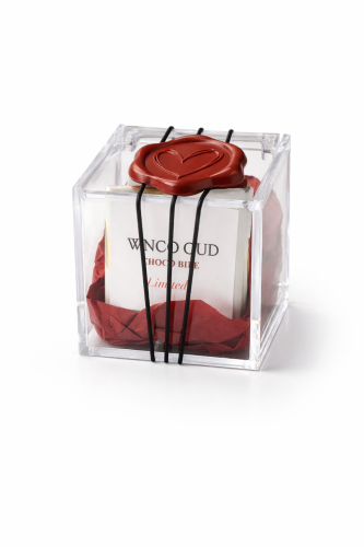 A chocolate pack containing two pieces of luxuriou...